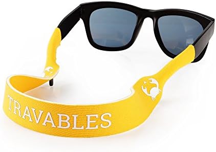 Travables Tr-A02 Eyewear Retainer Floating Neoprene Sunglass And Glasses Holder Straps, Yellow