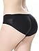 Everbellus Women's Padded Seamless Butt Hip Enhancer Panties Boy Shorts (US Size XL, Black)