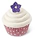 Wilton Purple Posy Icing Decorations, 12/Pack