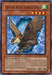 Yu-Gi-Oh! - Crystal Beast Cobalt Eagle (DP07-EN006) - Duelist Pack 7 Jesse Anderson - 1st Edition - Common