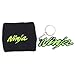 MOCO Motorcycle Large Black Fluid Brake Reservoir Sock Cover with Keychain, Key Ring,Fit for Kawasaki Ninja ZX-6R, ZX-9R, ZX-15R, ZX-12R, ZX-14R, ZX6-Black