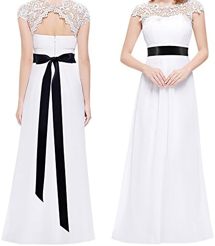 Black Wedding Sash Bridal Belt -2 in Wide X 9.8 ft Long - Double Sided Satin Sash for Wedding Prom Party Evening Dresses (Black)