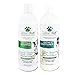 Lillian Ruff PRO Formula Deodorizing Oatmeal Dog Shampoo & Conditioner Set - Calm Itching & Allergies, Ultra-Nourishing Dry Skin Relief - Oatmeal, Aloe, Coconut Oil, Lavender & Provitamin B5, USA Made