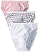 Fruit of the Loom Women's 3 Pack Assorted Cotton Hi-Cut Panties