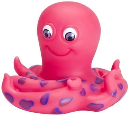 purple octopus bath toy