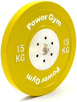 POWERGYM FITNESS Bumper Weight Plates - Competition