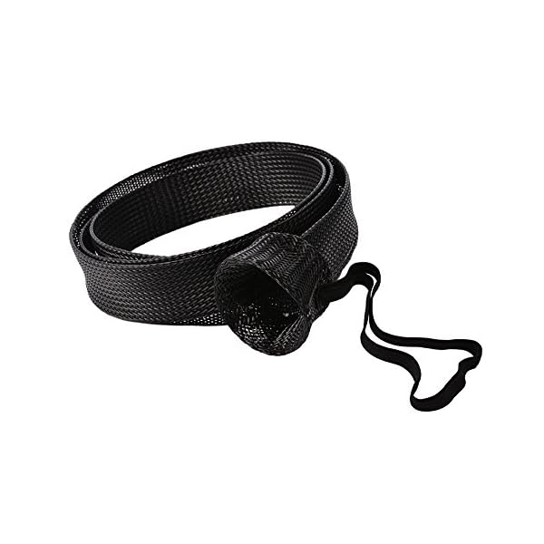 Isafish-Braided-Fishing-Rod-Cover-Gloves-67-Inch-Bait-Casting-Rod-Sleeve-Protector-Pole-Fishing-Tools-Jacket-Socks-Black