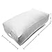 Incline Fit Round and Rectangle Supportive Yoga Bolster Filled with Cotton and Includes Machine Washable Cotton Cover and Cary Handle, Rectangle, Elephant Graythumb 1