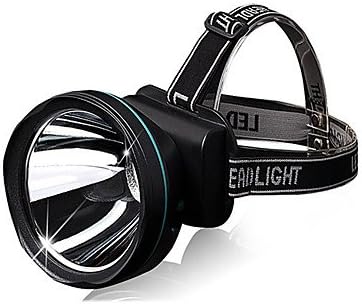 Skyfire T100 2 Modes Waterproof Rechargeable Headlamp(1000LM,2x18650,Black,Yellow Light)