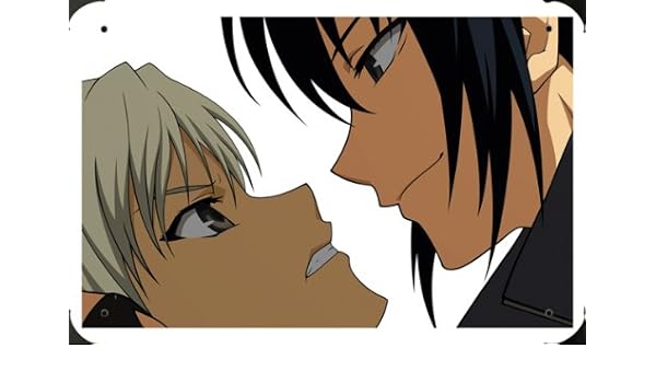 Anime Girl And Boy Fighting Metal Poster Tin Plate Sign 20 30cm Amazon Ca Home Kitchen