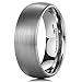 King Will TYRE 8mm Domed Matte Finish Tungsten Carbide Ring Wedding Band Comfort Fit