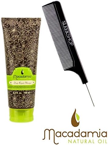 Macadamia DEEP REPAIR MASQUE, Revitalizing Hair Reconstructor Mask for DRY, DAMAGED HAIR (STYLIST KIT) (3.3 oz / 100 ml - TRAVEL SIZE)