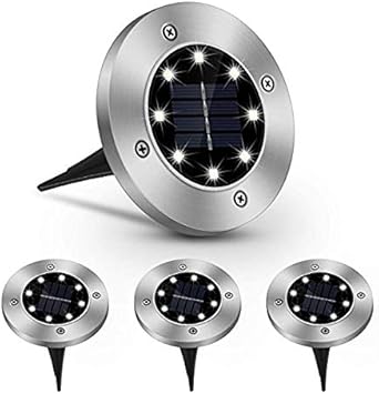 Solarlampen Fur Aussen Cosmoery Solarleuchten Solarlicht Solar Garten Licht Bodenleuchte Gartenleuchten Ip65 Wasserdichte Led Einbaustrahler Bodenleuchte Fur Garten Aussen Amazon De Beleuchtung