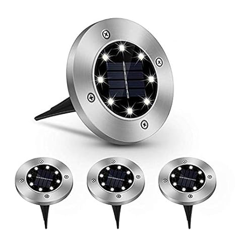 Led Solar Leuchte Wasserdicht Lampe Gartenleuchten Bodenstrahler Einbaustrahler