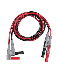 Sumnacon - Kit de cables de prueba multi prueba, 24 en 1, cable de prueba con pinzas de cocodrilo, sonda de prueba, abrazadera de muelles, enchufe banana cables de medidor de voltios profesionales para probador de circuito de voltaje