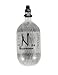 Ninja Paintball Carbon 4500 Tanks with Pro V2 Regulators (Grey w/STD Adj. Reg, 68ci)