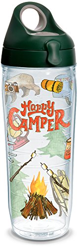 Tervis 1272083 Happy Camper Tumbler with Wrap and Hunter Gre