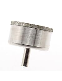 JINGLING   Broca para baldosas de cristal (revestimiento de diamante, para azulejos de cerámica), color plateado