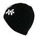 Cute Jeweled Winter Fashion Bling Beanie Hat, Rhinestone Knit Ribbed Skully Cap