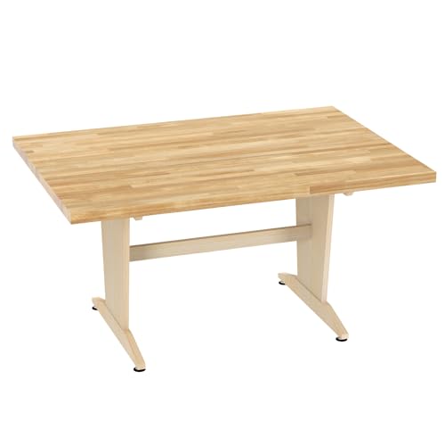 Diversified Spaces Perspective Art Table,Light Hardwood Top,60x42