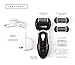 UTILYZE Most Powerful Rechargeable Electronic Foot File Wet & Dry Pedicure Tools Electric Callus Remover With Turbo-Boost Motor, 3 Rollers Included (Black)thumb 3