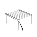 ELENKER Compact Camping Grill, Portable Stainless Steel Grill for Campers, Backpacking, Survival