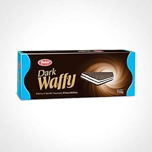 Dukes Dark Waffy Premium Vanilla Flavoured Choco Waffers, 150g