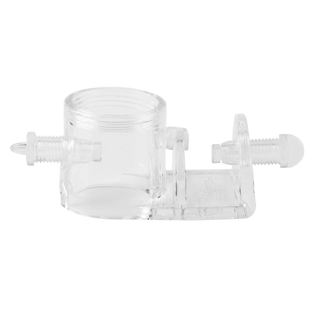 FTVOGUE Acrylic Aquarium Pipe Clamp Fish Tank Tube Holder Hose Clip for 22mm Dia Water Pipe