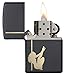 Zippo Dancer Pocket Lighter, Black Matte