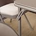 Meco Sudden Comfort Deluxe Double Padded Chair and Back - 5 Piece Card Table Set -