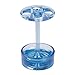 InterDesign Eva Toothbrush Holder Stand for Bathroom Vanity Countertops - Ocean Blue