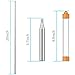 HanleyDepot Pocket-Size Bellows Collapsible Fire Tool, 2-Pack Telescoping Fire Blowerthumb 1