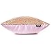 AMAZLINEN(TM Decorative Glitzy Sequin & Comfy Satin Solid Throw Pillow Cover 18 Inch Square Pillow Case, Hidden Zipper Design, 1 Cover Pack Only(Rose Gold)