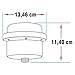 GARLT BOCCHERINI Automatic Electric Instant Hot Water Heater Shower Head 110V / 120V + FREE wall support/tube Included.