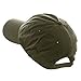 Mega Cap Low Profile Velcro Adjustable Cotton Twill Cap, Olive-One Size