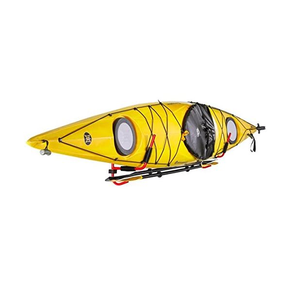 Wall-Mounted-Kayak-Storage-Rack-with-Paddle-Hanger