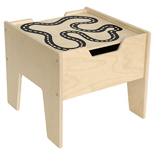 Contender C991300-R 2-N-1 Activity Table with Red Lego Compatible Top - RTA