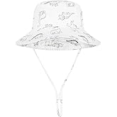 Baby Sun Hat Toddler Bucket Hats Summer Sun Protective Kids Beach Hats Wide Brim Outdoor Camping Hat for Boys Girls