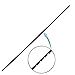 ALEKO BL008 Single Twist Design 44 Inch Spindles Black Powder Coated Baluster, Pack of 10