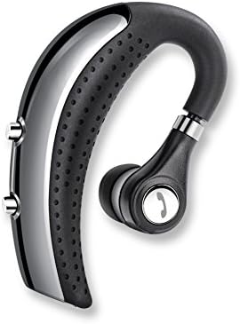 ANTIANT Professional Bluetooth Headset: Top Wireless Hands-Free Bluetooth Earpiece/Stylish, Comfortable Ear-Hook Design, Noise Cancelling Bluetooth Headphones with Mic/Universal Hands Free Earbuds