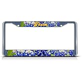 Texas Blue Bonnet Texas Flower License Plate Frame Tag Holder Cover