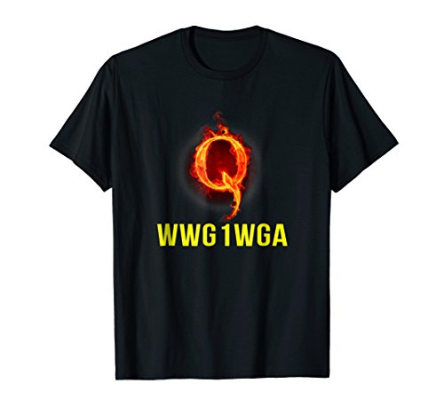 QAnon Fire Q WWG1WGA Storm Rabbit Gift T-Shirt