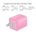 Wall Charger, 10 Pack Universal Portable USB Power Adapter Plug Outlet for iPhone 7 / 6S / Plus, iPad, Samsung Galaxy, Motorola, HTC, Other Smartphones (Family Pack) (Random Colors)