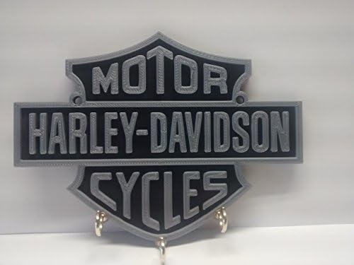 Plastic 6" Harley Davidson Motorcycle key holder V2 Key Rack / Jewelry Organiser Wall Key Rack Key Holder Medal Rack