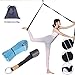 Xroam Adjustable Leg Stretcher Lengthen Ballet Stretch Band – Easy Install on Door Flexibility Stretching Leg Strap Great Cheer Dance Gymnastics Trainer Stretching Equipment (Blue)thumb 1