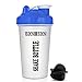 Clearance Sale-Mix Whip Blend & Shake Clear Classic Colored Screw Top Shaker Bottle Sport Mixer Smoothie Protein Weight Loss Shakes & Powders (14oz Blue)