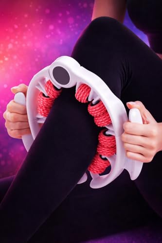 Rolo de Massagem Corporal Lipedema Celulite | Massageador Roller Para Pernas | Drenagem Linfática Liberação Muscular | Drenaroller Linfático Anticelulite Melhora Inchaço Circulação