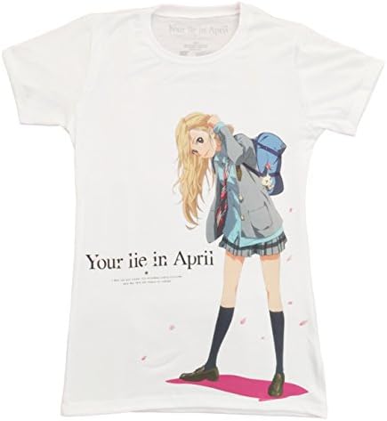 Your Lie In April: Kaori Sublimation Girls T-Shirt (Large)