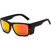 BEASVFE UV400 Polarized Safety Sunglasses – ANSI Z87.1 Certified, 100% UV Protection, Anti-Glare, Impact Resistant