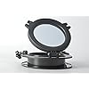 Amarine-made-Boat-Yacht-Round-Opening-Portlight-Porthole-10-Replacement-Window-Port-Hole-ABS-Clear-Tempered-Glass-Black